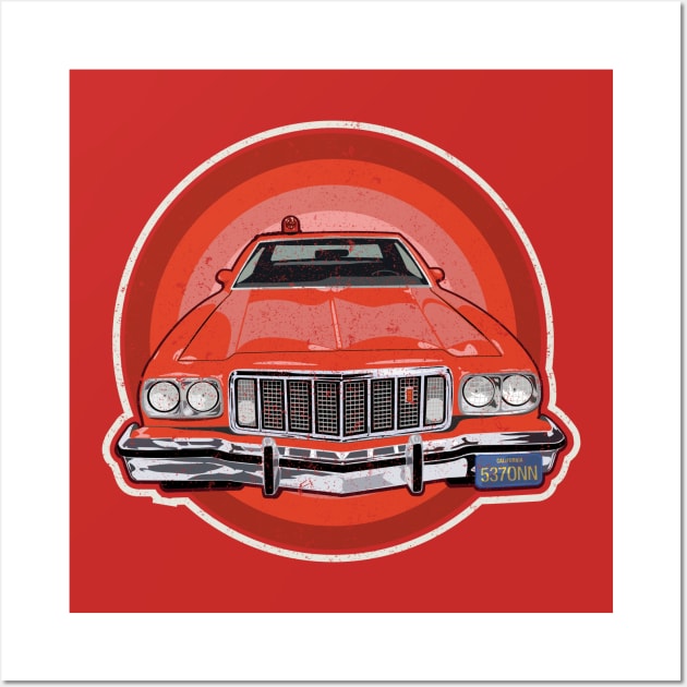 Gran Torino (Starsky's car) Wall Art by BOEC Gear